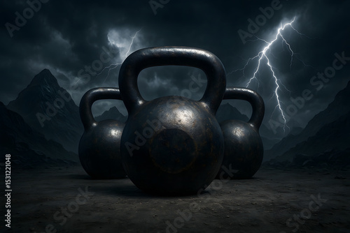 kettlebells mountains Cross Fit