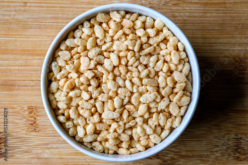 Bowl Of Classic Rice Krispies Breakfast Cereals