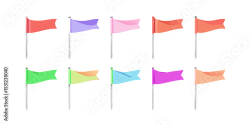 set of flags