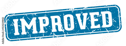 improved rectangular sign. improved stamp