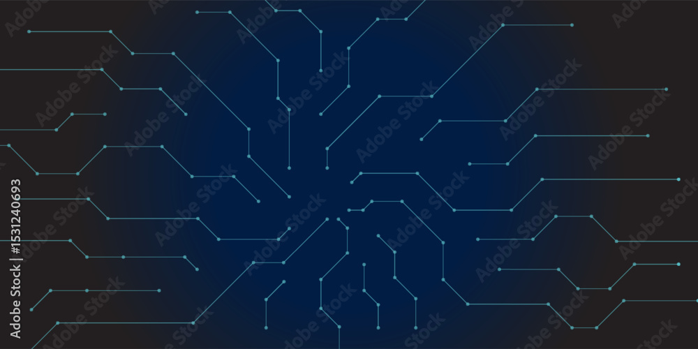 Fototapeta premium Connected polygons plexus vector background, digital data visualization. vector illustration