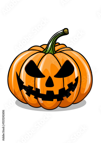 illustration of a Halloween pumpkin