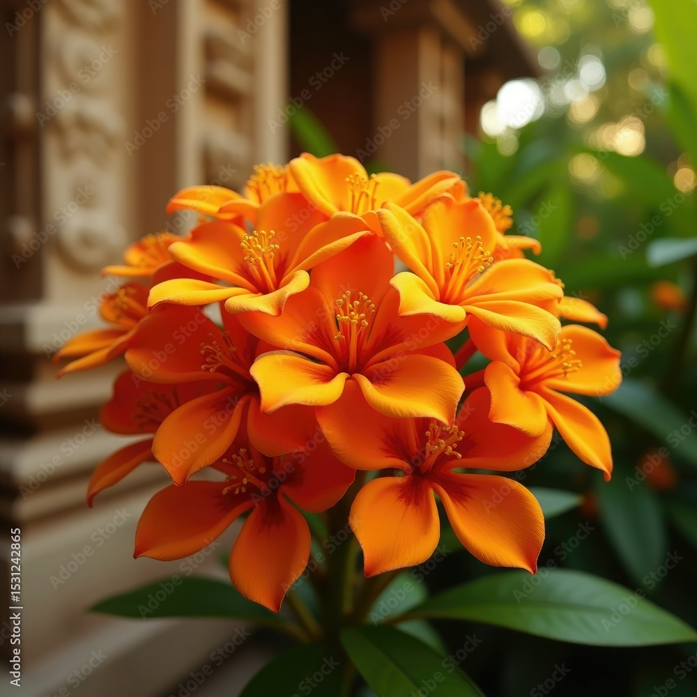 Fototapeta premium orange chrysanthemum flower