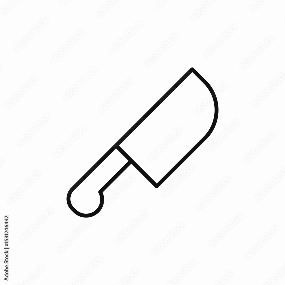 kitchen knife icon sign vector kitchen knife icon sign vector