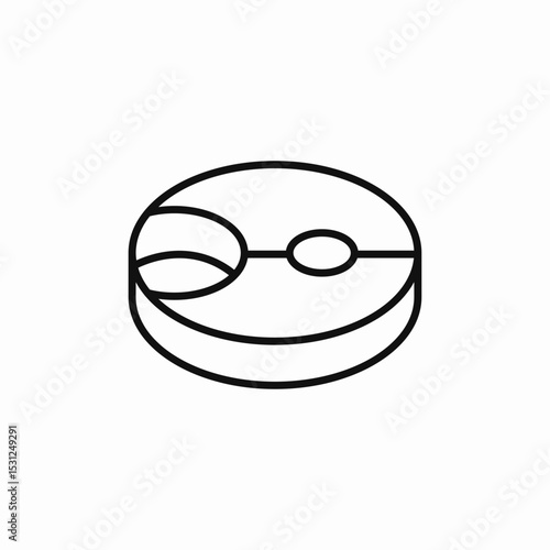 trout fish meat icon sign vector