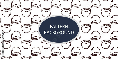planet and solar system doodles pattern background