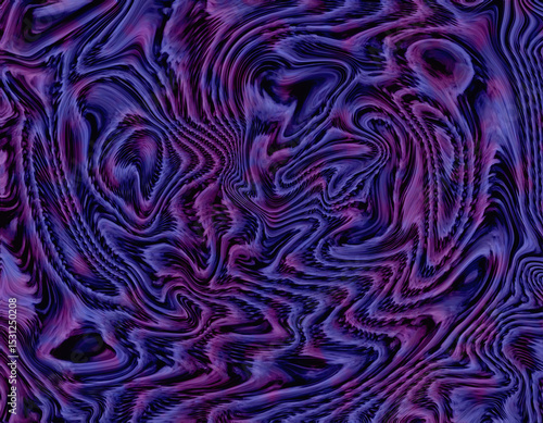 Abstract Purple and Blue Swirl Texture Background