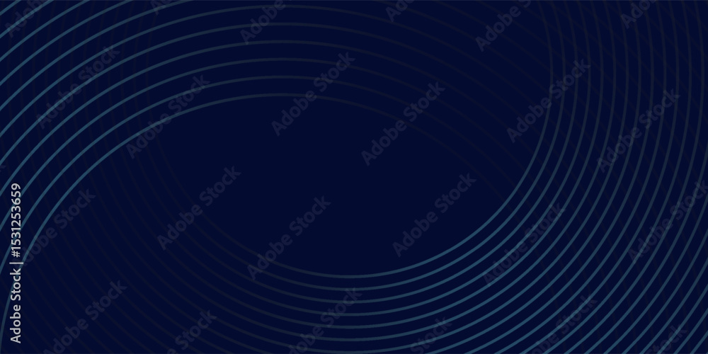 Illustrations blue glowing geometric lines on dark blue background. Modern shiny blue circle lines pattern simple good Illustrations blue glowing geometric lines on dark blue background. Modern shiny blue circle lines pattern simple good