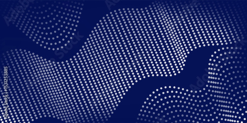 Blue background abstract with line waves and gradient variation. Suitable for user interface bakcground websites art