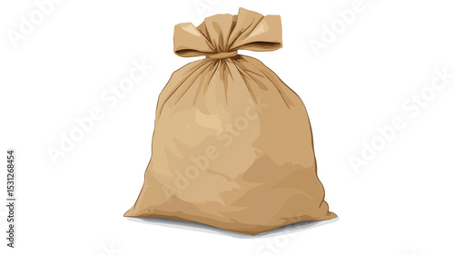 Profit Bag Vector Illustration for Business and Finance Concepts