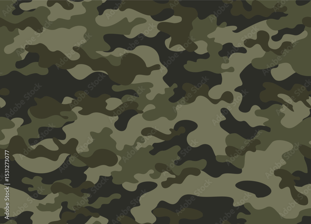 Fototapeta premium camouflage modern pattern seamless army background, classic khaki print
