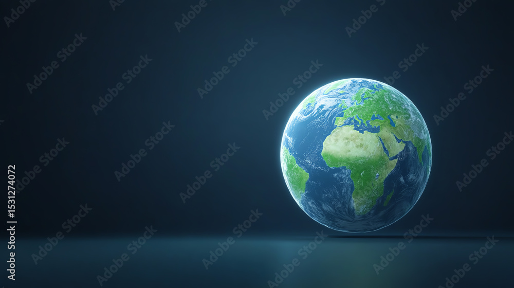 A vibrant depiction of Earth showcasing continents and oceans under a soft light, symbolizing environmental beauty and unity. A vibrant depiction of Earth showcasing continents and oceans under a soft light, symbolizing environmental beauty and unity.