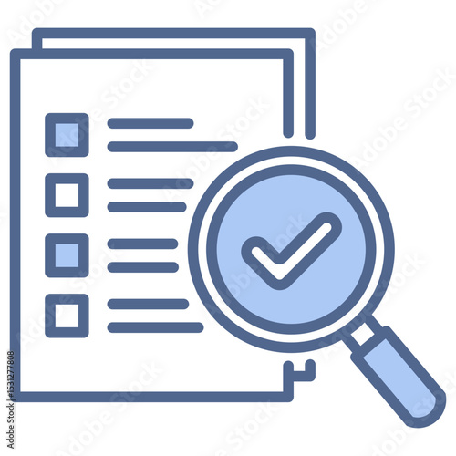 Audit Blue Icon