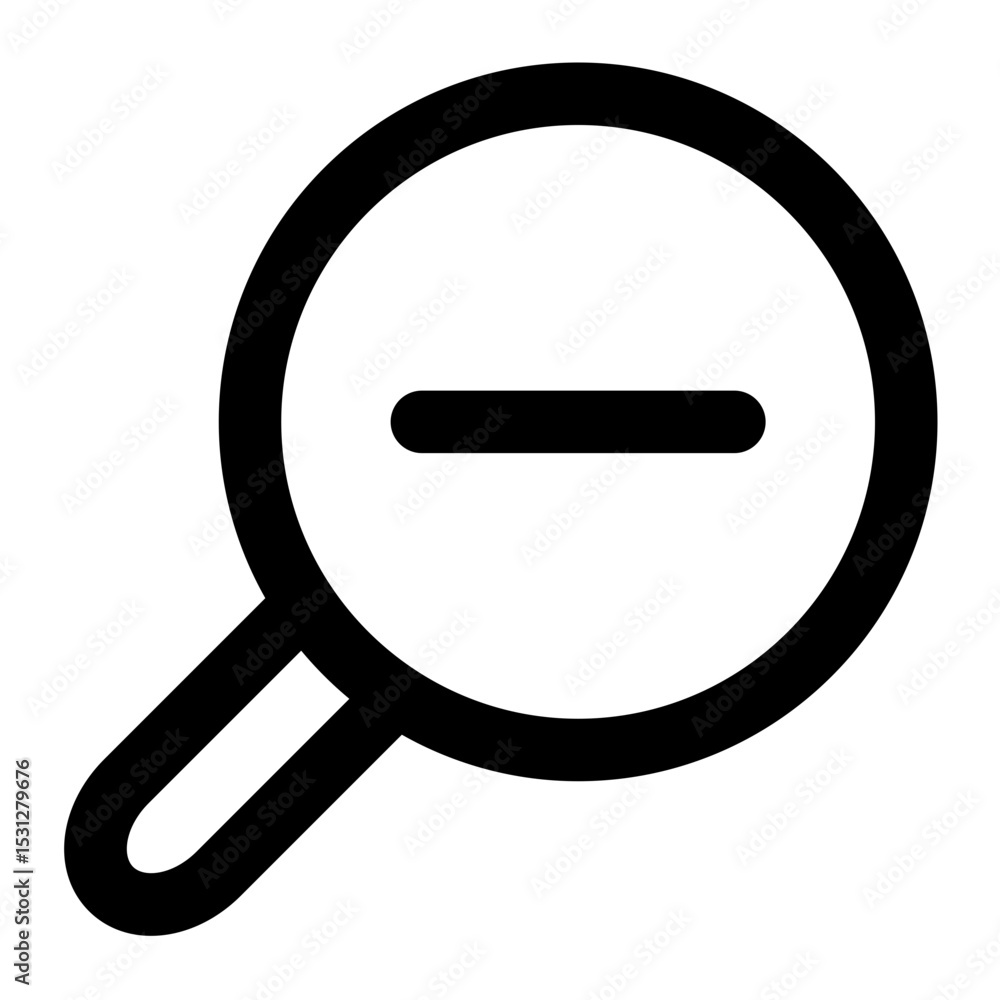 zoom out icon for illustration zoom out icon for illustration