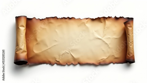 Wallpaper Mural Old burnt parchment paper texture background Torontodigital.ca