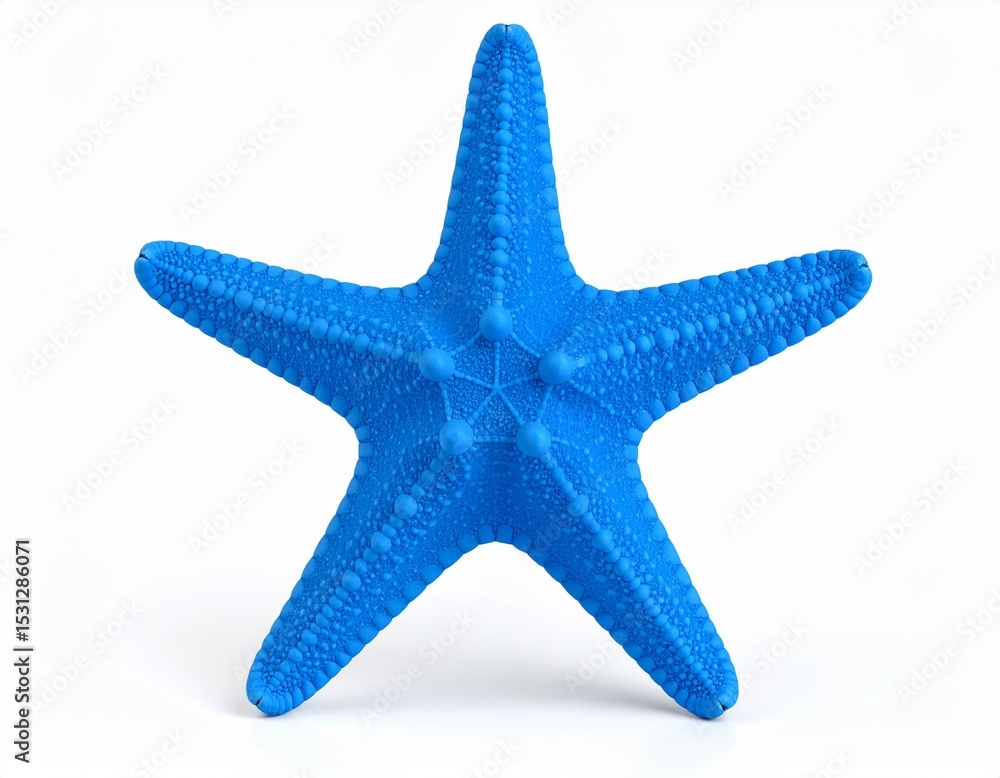 Blue starfish isolated on white background Blue starfish isolated on white background