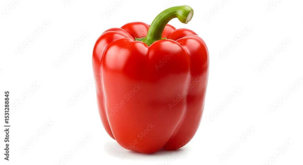 Vibrant Red Bell Pepper: A Culinary Delight AI Genrated Image Vibrant Red Bell Pepper: A Culinary Delight AI Genrated Image