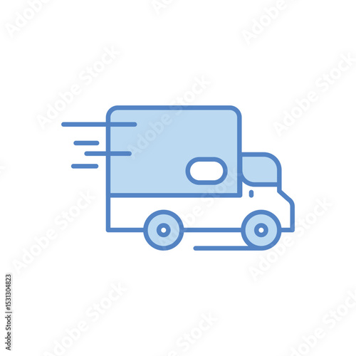 Fast Shipping Icon vector stock illustration