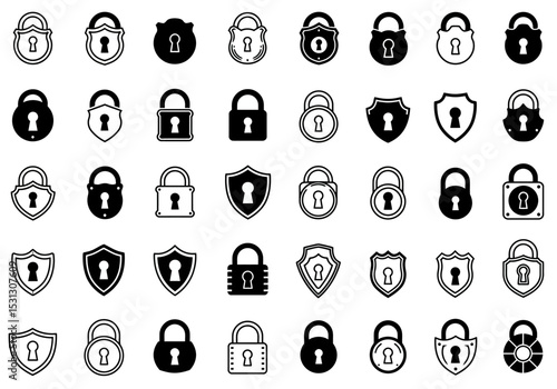 Exploring the Intricacies of Security A Visual Journey Through Lock and Shield Designs Representing Protection and Safety Measures Implemented Worldwide
