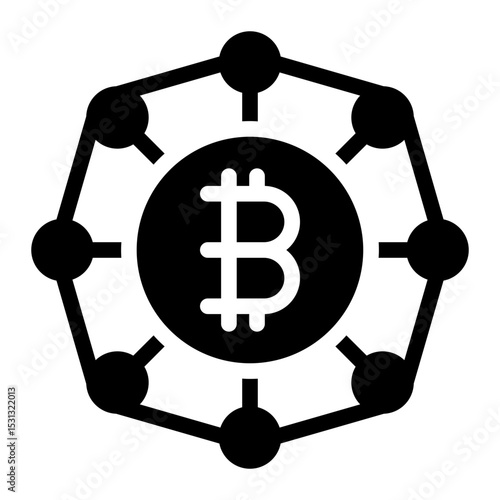 crypto network nodes icon