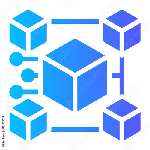 blockchain network icon