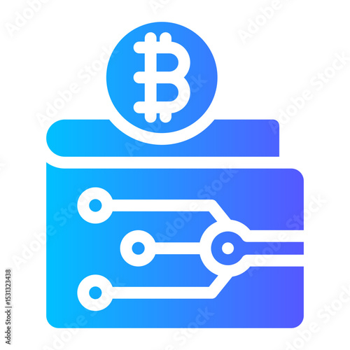 crypto wallet network icon