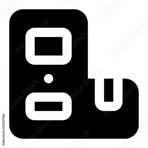 contactless delivery icon for illustration