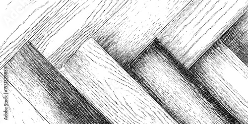 Seamless herringbone plank and parquet pattern for interior design and flooring projects