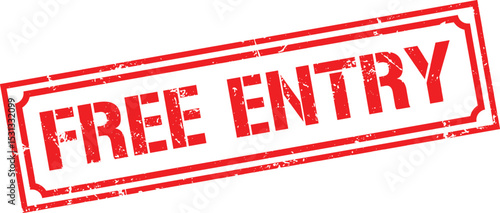 Free entry stamp