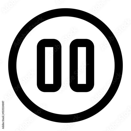 pause icon for illustration
