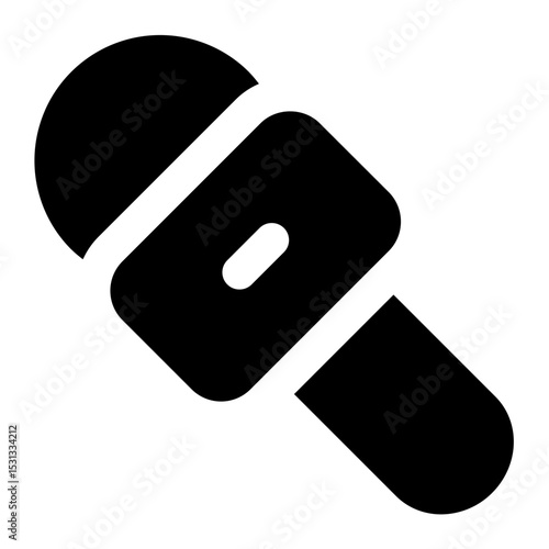 microphone icon for illustration