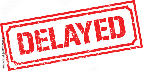 Grunge stamp delayed