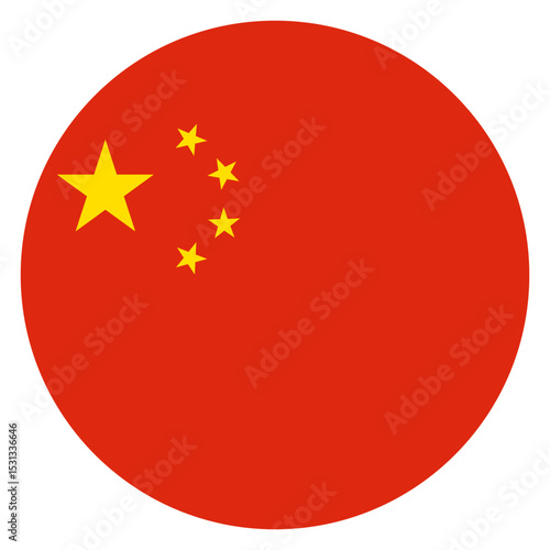 flag of China circle