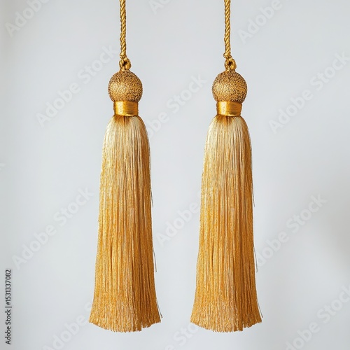 Wallpaper Mural Pair of  golden-yellow tassels Torontodigital.ca
