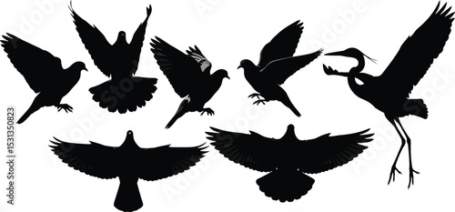 A black silhouette of a thief carrying a large sack and a crowbar on a white background illustration
