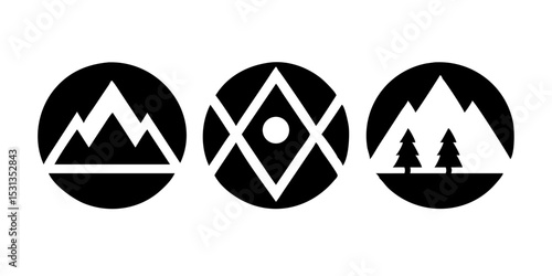 vector illustration of mountain