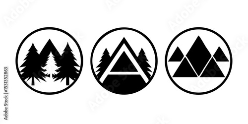 vector illustration of mountain