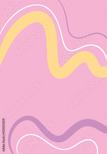 Modern abstract background featuring soft, flowing wave shapes in a minimalist style. Perfect for iPhone or iPad wallpaper, digital backdrops, and aesthetic templates for Instagram Stories or TikTok v