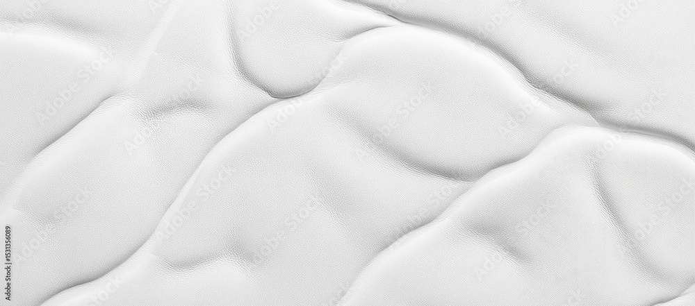 Obraz premium Abstract textured surface of smooth, white substance