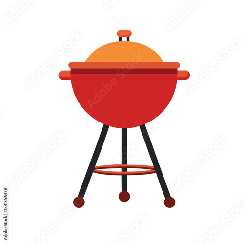 grill pan isolated on white