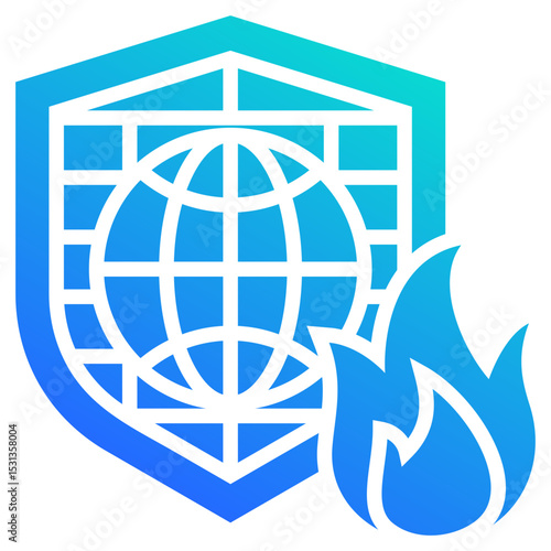 Network Firewall Icon