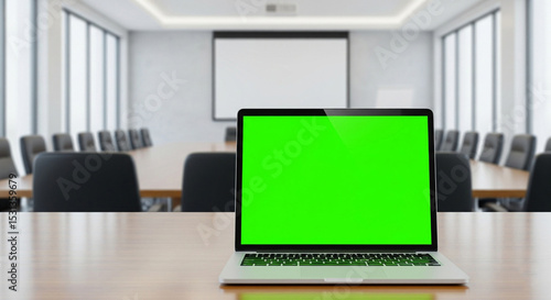 Wallpaper Mural computer monitor with blank screen Torontodigital.ca