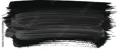 A black silhouette of a front end loader with large tires and a bucket on a white background image