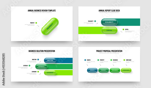 Sales Insight One Two Three Four Element Diagram Slide Design Vector Illustration Collection. Marketing Plan 1 2 3 4 Step Infographic Frame Template Bundle.