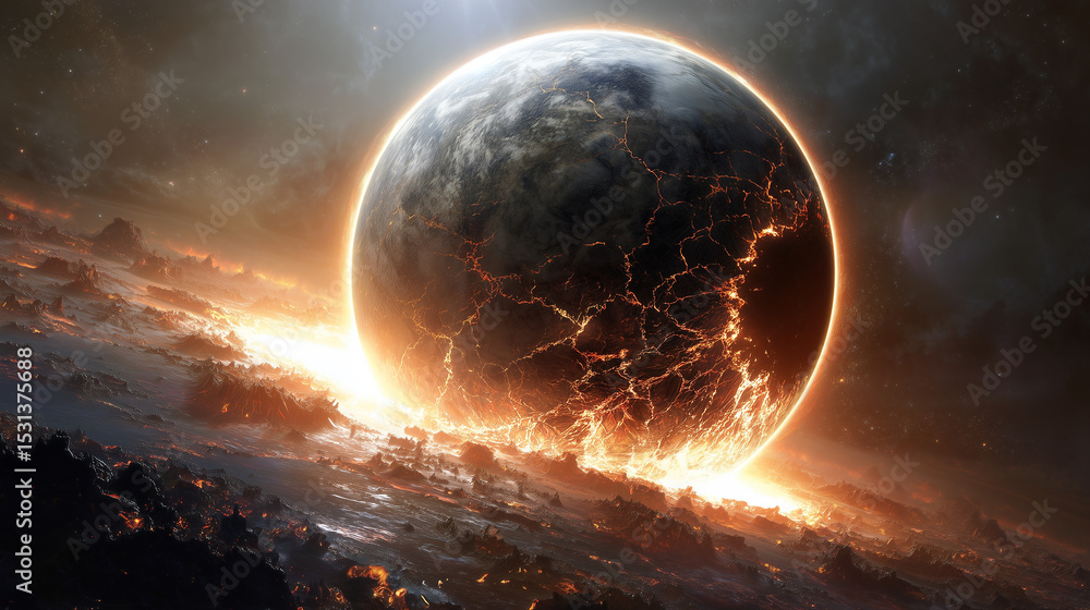 Obraz premium planet in space