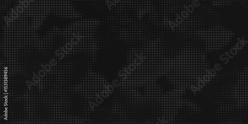 Carbon background. Dark geometric texture. Futuristic metal design for banner, poster or website. Realistic composite material. Black metal cells. Vector illustration.