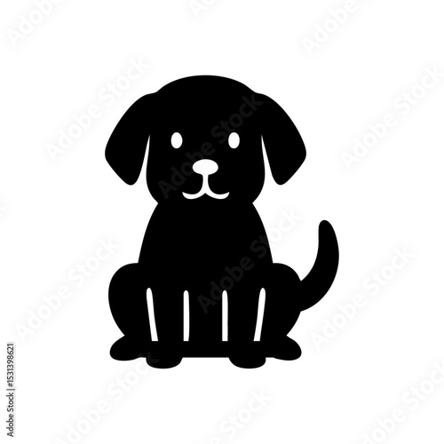 干支・戌（いぬ）のシルエット｜Zodiac Sign - Dog Silhouette