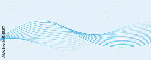 abstract blue wave background