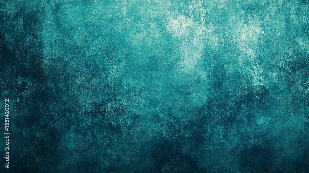 Obraz premium Teal Green Textured Background Wall Surface image
