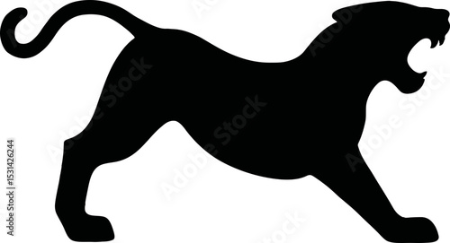 Panther Roaring SVG Cut Files for Cricut & Silhouette